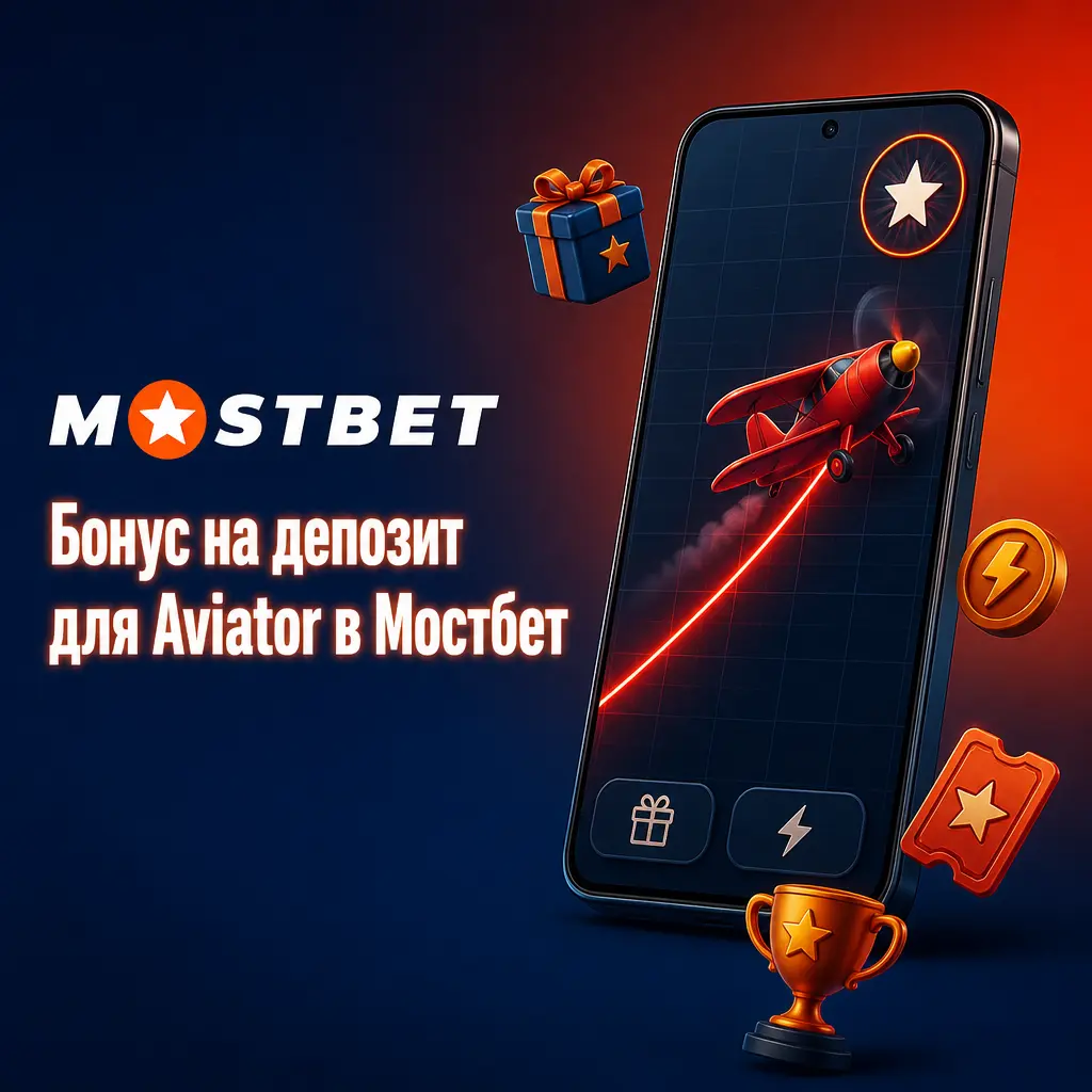 Бонус на депозит для игры Aviator в Мостбет: приветственный пакет с процентами и фриспинами на первые пять пополнений счёта