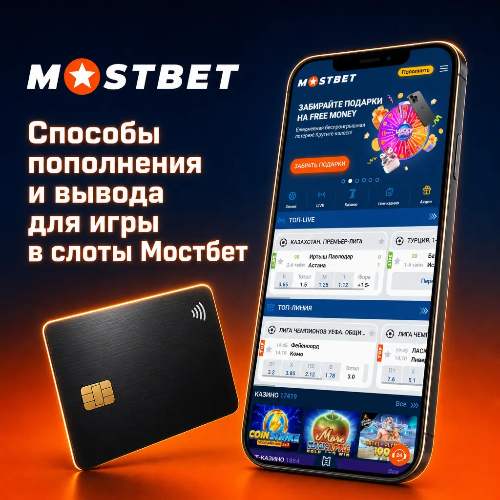 Способы пополнения и вывода средств в Мостбет для игры в слоты: MBank, ELQR, Optima Bank, Binance Pay и другие методы